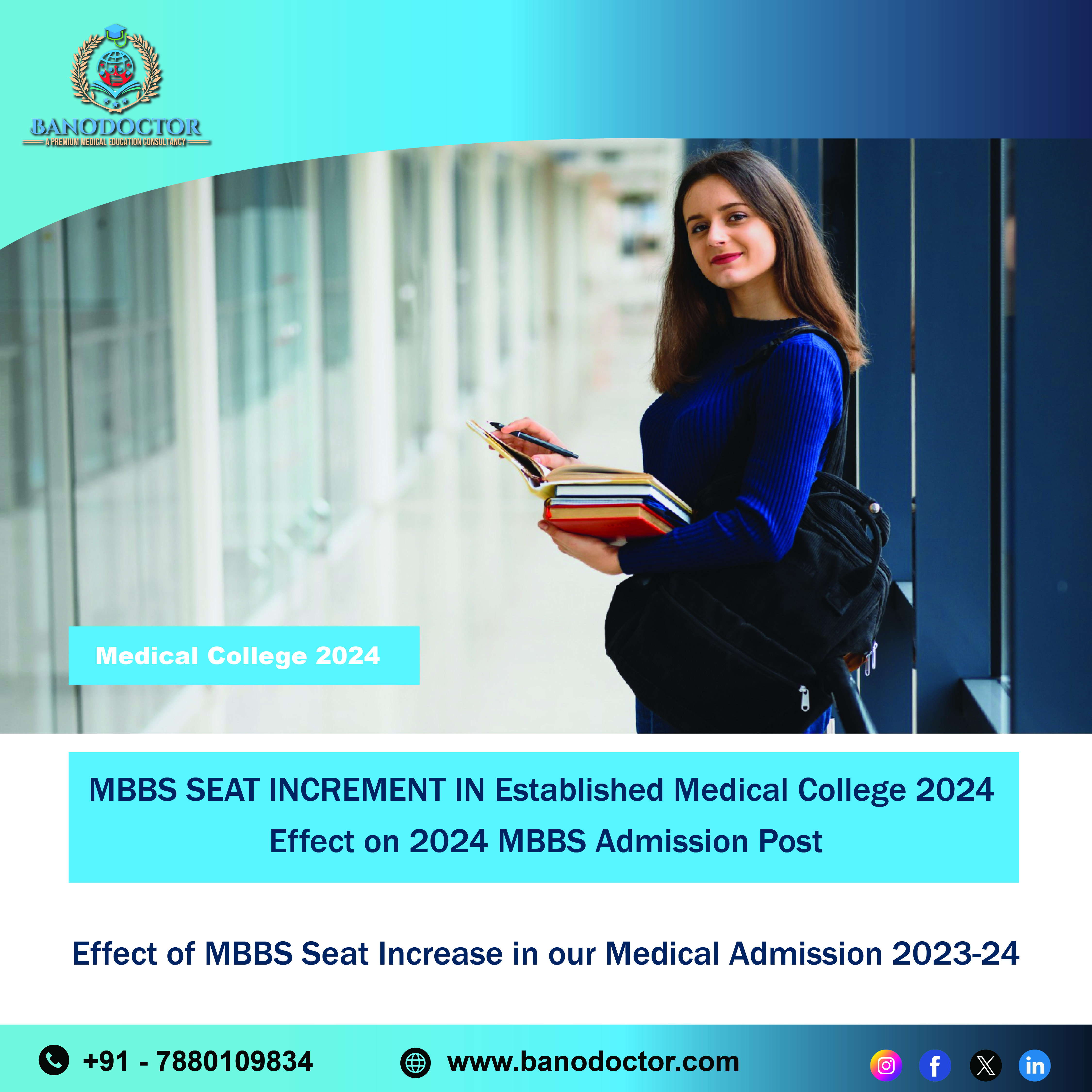 MBBS SEAT INCREMENT IN Established Medical College 2024: effect on 2024 mbbs admission