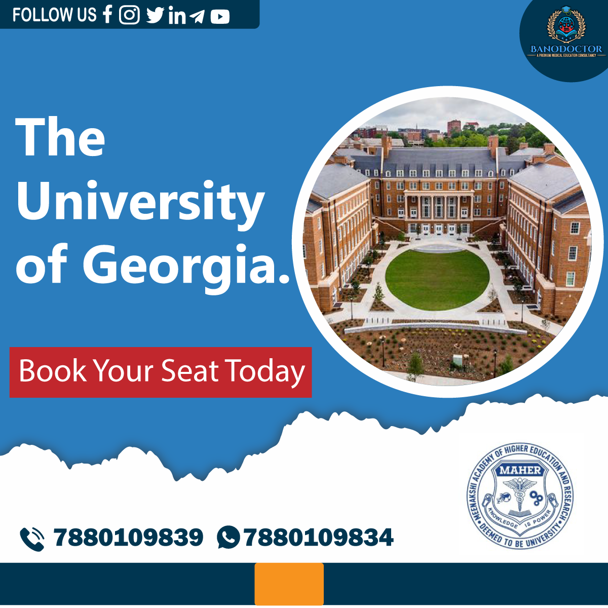 The University of Georgia |UGA| Admission 2024, Cutoff, Eligibility, Courses, Fees, Ranking, FAQ
