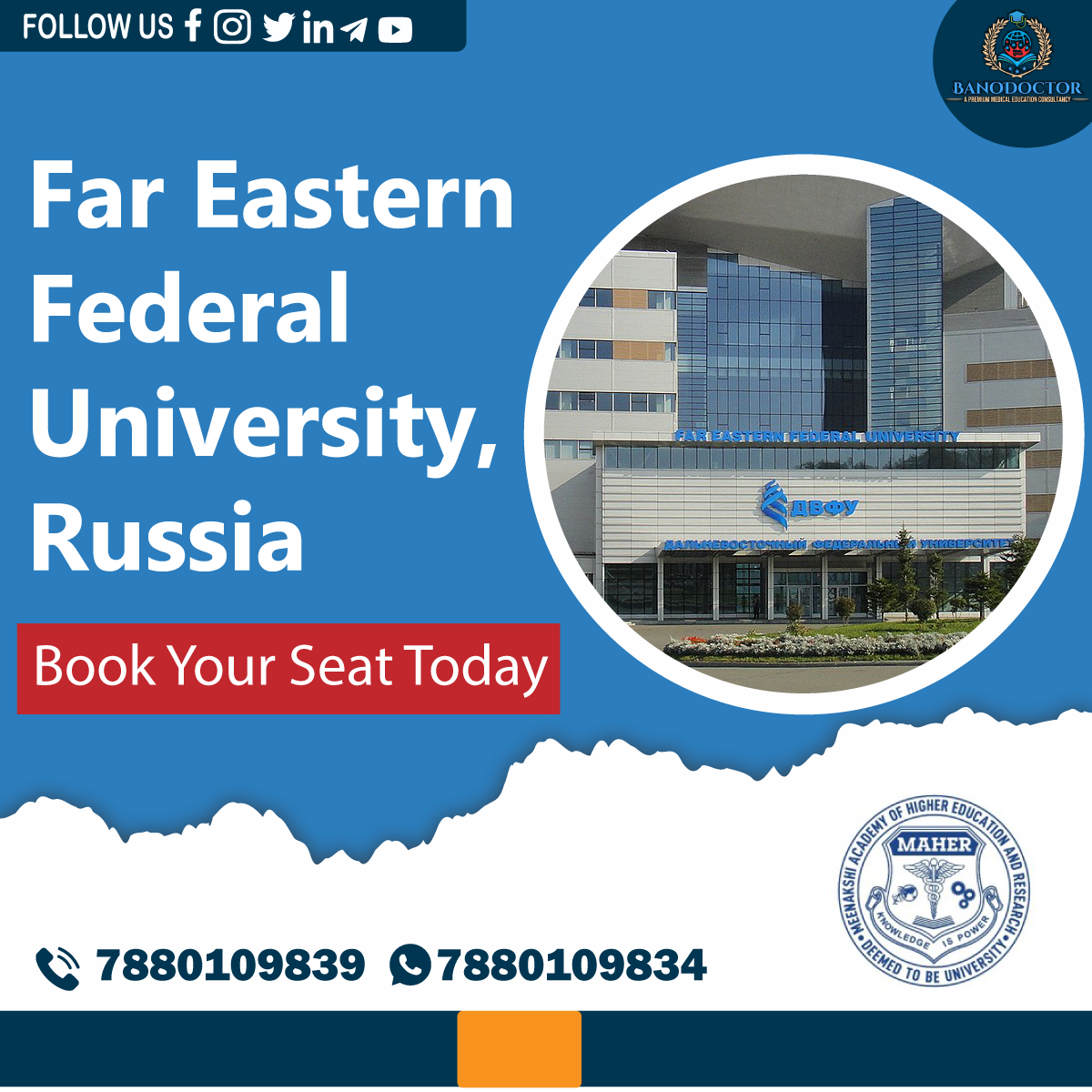 Far Eastern Federal University (FEFU) Russia, Admission 2024, Fees, Syllabus, Entrance Exam, Career Scope