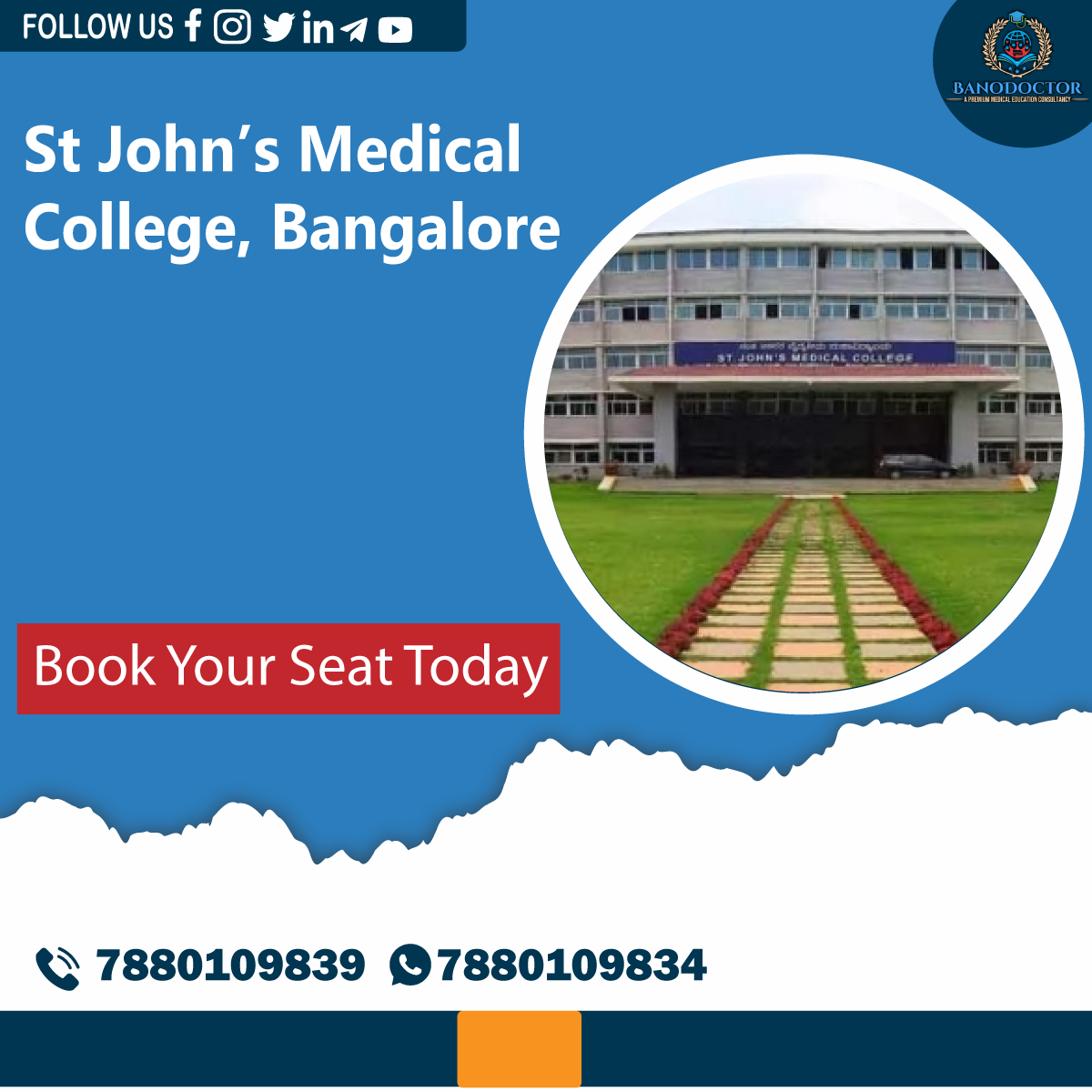 St. John’s Medical College Admission 2023: Application Process, Eligibility, and Important Dates