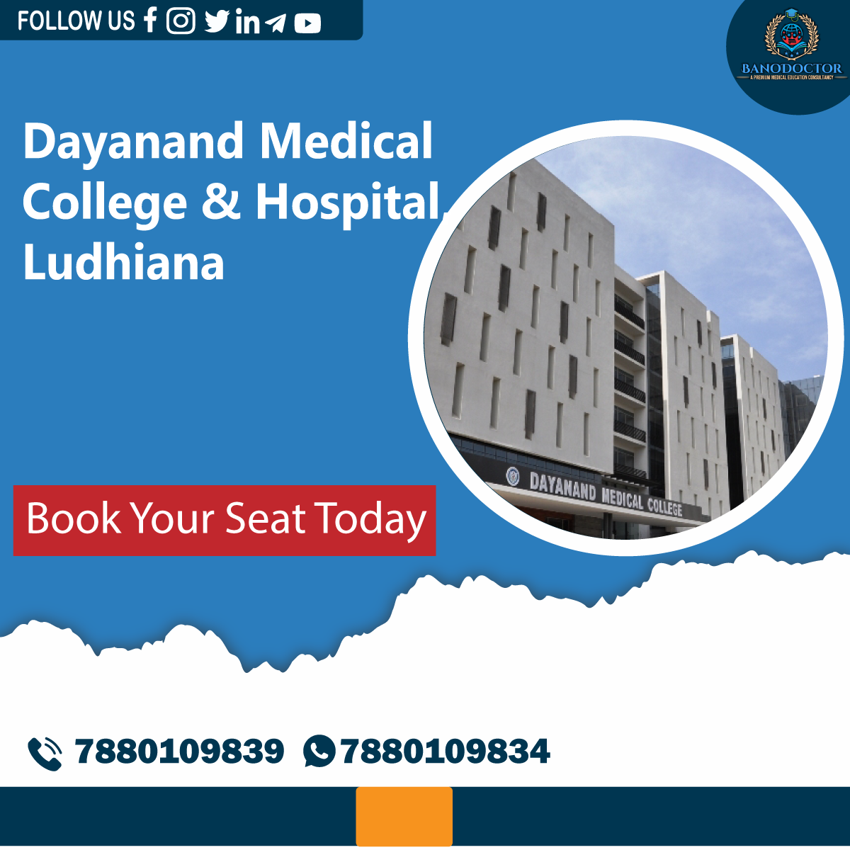 Dayanand Medical College & Hospital, Ludhiana, Fees, Ranking,Cutoff, Eligibility, Courses, Admission 2024,FAQ