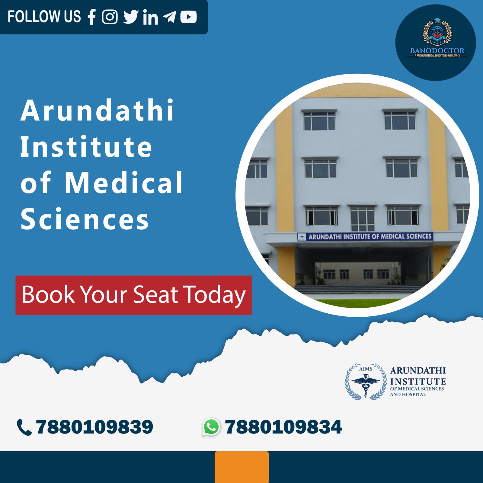 Arundathi Institute of Medical Sciences, Hyderabad, Telangana, AIMS, Fees, Ranking, Cut off, Eligibility, Courses, Admission 2025,FAQ