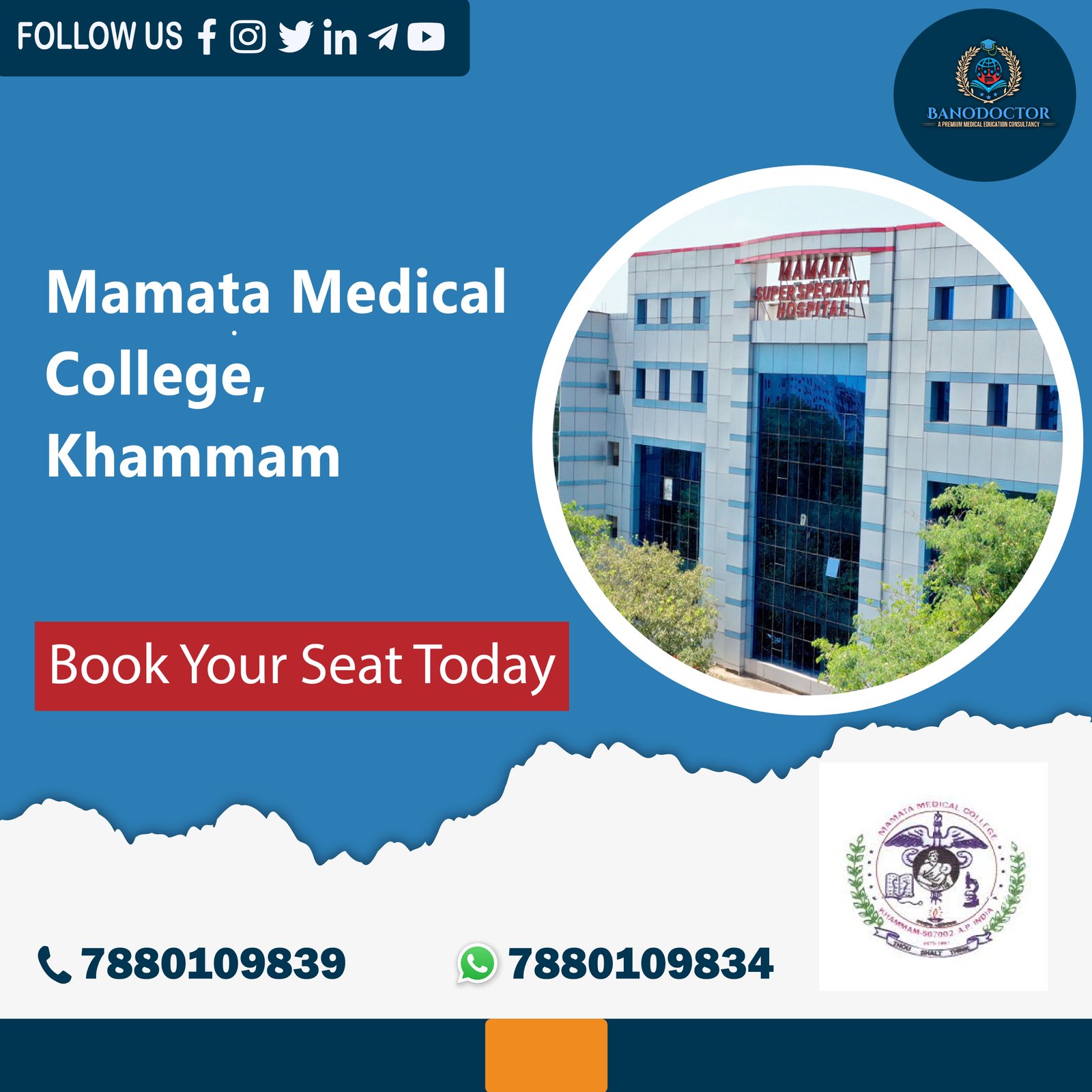 Mamata Medical College, Khammam, Telangana  Fees,Ranking,Cutoff,Eligibility,Courses,Admission 2025,FAQ