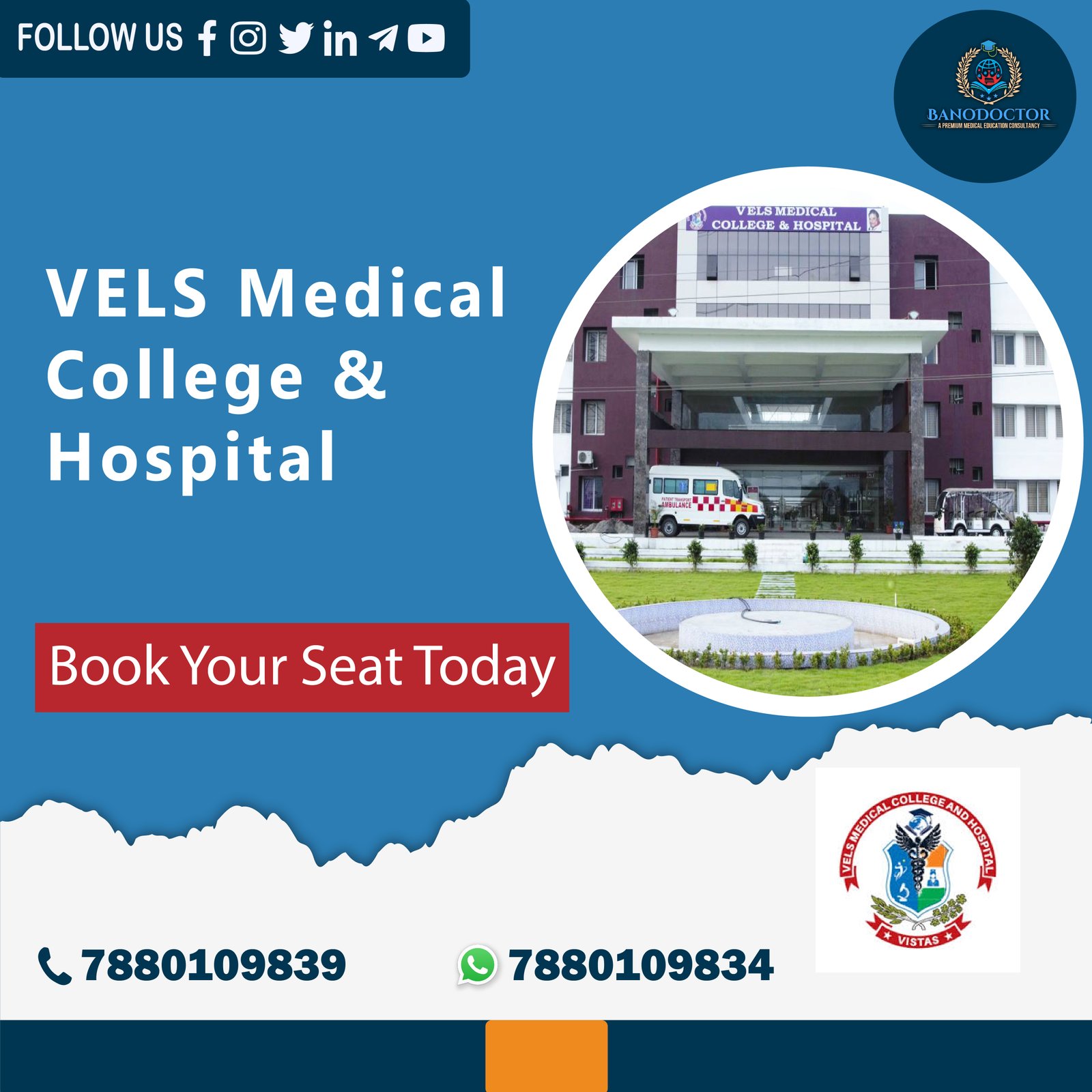 VELS Medical College & Hospital, Tamil Nadu