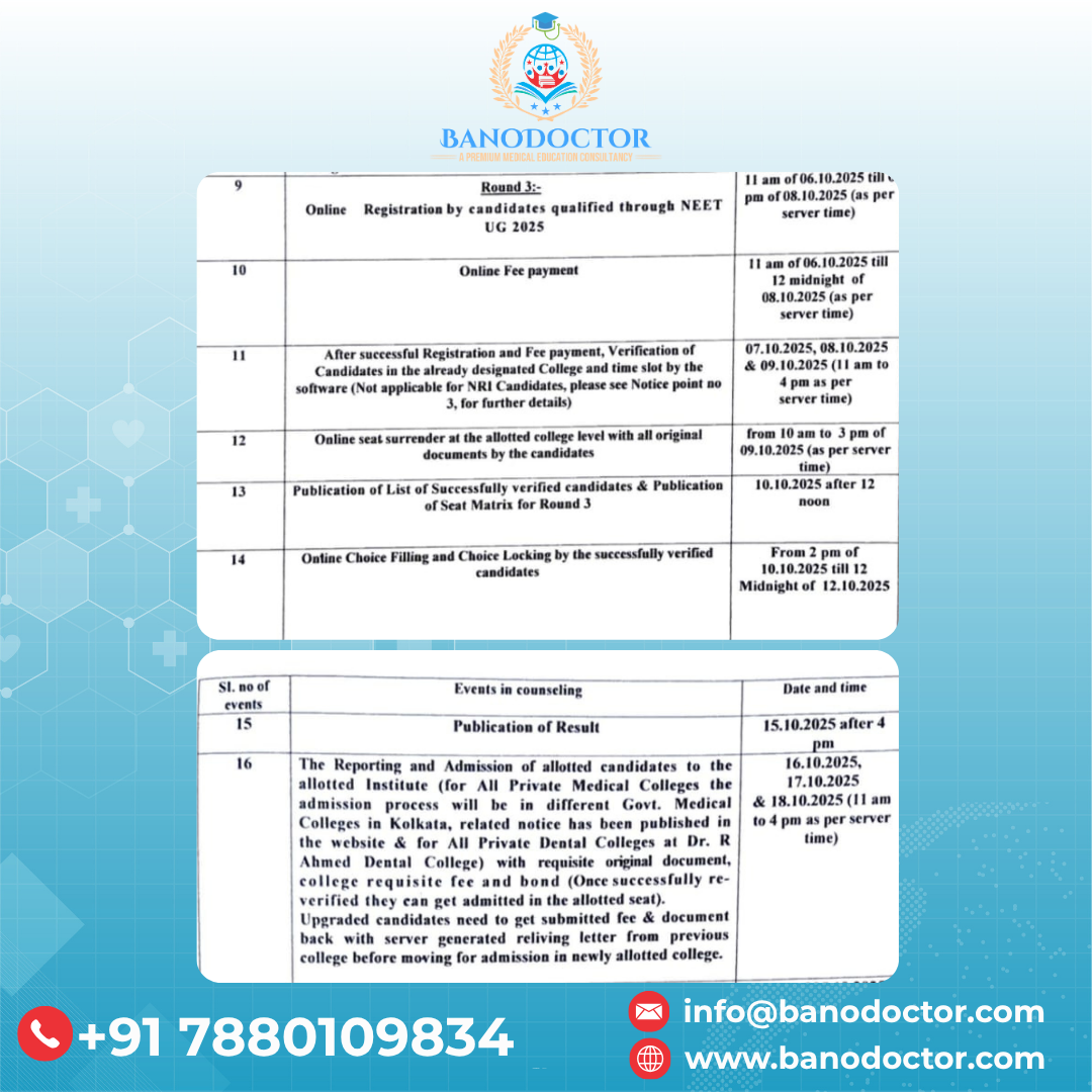 NEET UG Counselling Round 3: Your Last Call for a Medical Seat – Dates You MUST Not Miss!