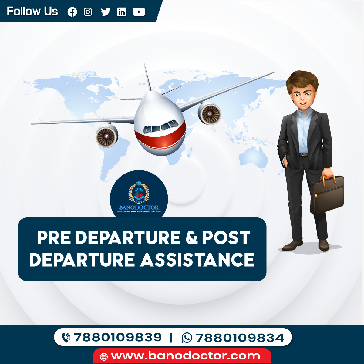 Pre and Post Departure for Study Abroad MBBS